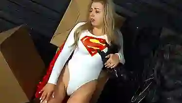 Lexi Belle gets naughty in public with her own small tits in a BDSM session